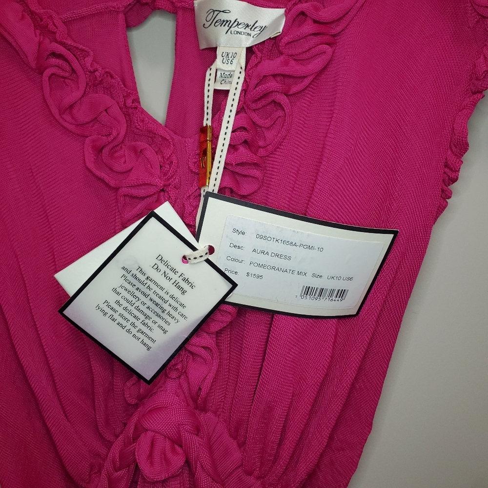 Temperley London Runway Pink Dress - Picture 7 of 8